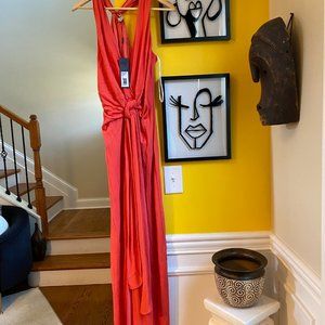 Halston Halter Neck Dress